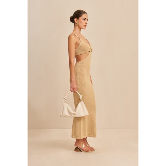 Cult Gaia Serita Cut Out Maxi Dress - S Sand - Picture 4 of 5